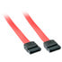Фото #3 товара Lindy 0.5m Internal SATA III Cable - 0.5 m - SATA I - Male/Male - Black - Red - Straight - Straight