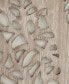 Фото #6 товара Laurel Branches Carved Wood Panel Wall Decor