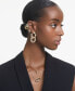 Фото #3 товара Swarovski gold-Tone Crystal & Polished Bar Pendant Necklace, 15" + 2" extender