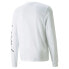 Puma Qualifier Ls Tee Mens White Casual Tops 532107-06