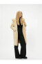 Фото #8 товара Пальто Koton Faux Fur Detail Hooded Coat
