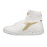 Фото #3 товара Diadora Mi Basket 2030 High Top Mens Gold, White Sneakers Casual Shoes 179038-C