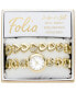 Фото #3 товара Часы и аксессуары Folio Женские наручные часы с золотым сплавом 22 мм Gift Set