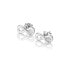 Silver earrings with diamonds Infinity Diamond Amulets DE710