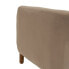 Armchair Natural Taupe Rubber wood Foam Fabric 87 x 80 x 81 cm