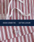 Coleridge Stripe Cotton Reversible Duvet Cover Set, Twin