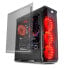 LC-Power Gaming 988B - Red Typhoon - Midi Tower - PC - Black - ATX - micro ATX - Mini-ITX - Metal - Gaming