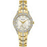 Фото #1 товара Bulova Ladies' Crystal Phantom 3-Hand Small Second Hand Quartz Watch Mother-o...