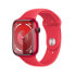 Apple Watch Series 9 Aluminium (PRODUCT)RED"(PRODUCT)RED 45 mm S/M (130-180 mm Umfang) (PRODUCT)RED GPS