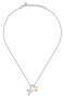 Charming bicolor necklace with pendants Passioni SAUN06