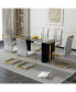 Фото #1 товара Ultra-Modern Extendable Dining Table for 4-8, with Display & Presentation Options