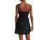 Faithfull The Brand Womens Emeline Keyhole Mini Dress Black Size US 4