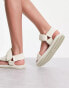 Tommy Jeans soft padded sandal in ecru