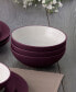 Фото #10 товара Colorwave Rim Burgundy 16-Pc. Dinnerware Set, Service for 4