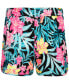 ფოტო #2 პროდუქტის Big Girls Printed Knit Shorts