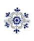 Фото #2 товара Кольцо Bling Jewelry Snowflake Blue CZ.