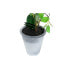 Фото #2 товара Декоративное растение DKD Home Decor 8424001819430 21 x 21 x 82 cm Лиловый Белый Орхидея (2 штук)