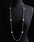 Charter Club gold-Tone Pavé & Imitation Pearl Station Necklace, 42" + 2" extender, Created for Macy's