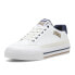 Фото #2 товара Puma Court Classic Vulc Retro Club Lace Up Mens White Sneakers Casual Shoes 395