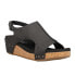 Фото #2 товара Corkys Volta Ii Studded Wedge Womens Black Casual Sandals 41-0334-BKME