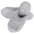 Фото #1 товара Jessica Simpson Womens Fuzzy Open Toe Slide Slipper - Grey/Medium