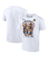 Фото #4 товара Men's White Denver Nuggets 2023 NBA Finals Champions Windmill Team Caricature Big and Tall T-shirt