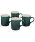 13 oz. Stoneware Set of Four Coffee Mugs