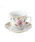 8-pc 8oz Coffee Cup and Saucer Set, Service for 4
