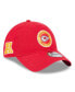 ფოტო #1 პროდუქტის Men's Red Kansas City Chiefs 2024 Sideline 9TWENTY Adjustable Hat