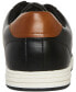 ფოტო #5 პროდუქტის Men's M-Bassil Perforated Faux-Leather Sneakers