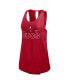 Фото #3 товара Women's Red Tampa Bay Buccaneers Performance Tank Top