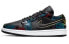 Фото #1 товара Кроссовки Nike Air Jordan 1 Low Multicolor Snakeskin (2020) (Черный)