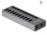Фото #1 товара Delock 63670 - USB 3.2 Gen 1 (3.1 Gen 1) Type-B - USB 3.2 Gen 1 (3.1 Gen 1) Type-A - 5000 Mbit/s - Grey - Aluminium - 1 m
