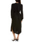 Boss Hugo Boss Dibanorah Midi Dress Women's Black De 32/Us 0