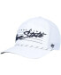 Фото #1 товара Men's White Penn State Nittany Lions Downburst Hitch Trucker Snapback Hat