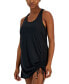 Фото #4 товара Women's Ruched Racerback Cover-Up, Created for Macy's