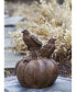 Birds on Pumpkin Garden Statue