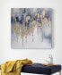 Фото #4 товара Golden Lighting 2 Textured Glitter Hand Painted Canvas Wall Art, 36" x 36"