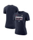 Фото #1 товара Women's Navy UConn Huskies 2023 NCAA Men's Basketball National Champions Pebble T-shirt