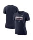 ფოტო #1 პროდუქტის Women's Navy UConn Huskies 2023 NCAA Men's Basketball National Champions Pebble T-shirt