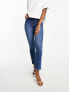 Фото #4 товара River Island Tall slim jeans in mid blue wash