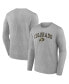 Фото #1 товара Men's Heather Gray Colorado Buffaloes Campus Long Sleeve T-shirt