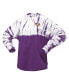 Фото #3 товара Women's Purple LSU Tigers Tie-Dye Long Sleeve Jersey T-shirt