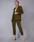 ფოტო #11 პროდუქტის Women's Washed Twill Open Front Blazer