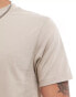 Фото #9 товара ASOS DESIGN 2 pack crew neck t-shirts in cream and beige