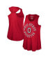 ფოტო #1 პროდუქტის Women's Scarlet Ohio State Buckeyes Prudence Racerback Tank Top