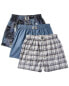 Фото #1 товара Lucky Brand 3Pk Woven Boxer Men's