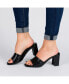 ფოტო #6 პროდუქტის Women's Alisia Block Heel Sandals