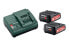 Metabo 685300000 - Battery & charger set - Lithium-Ion (Li-Ion) - 2 Ah - 12 V - Metabo - Black,Green,Red