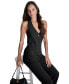 ფოტო #1 პროდუქტის Women's Halter Button-Front Vest